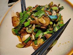 回锅土猪肉-柴门头啖汤·经典川菜·慢火汤品(锦城万达店)