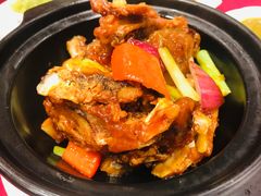 顺德葱爆鱼头煲-北园酒家(小北路店)