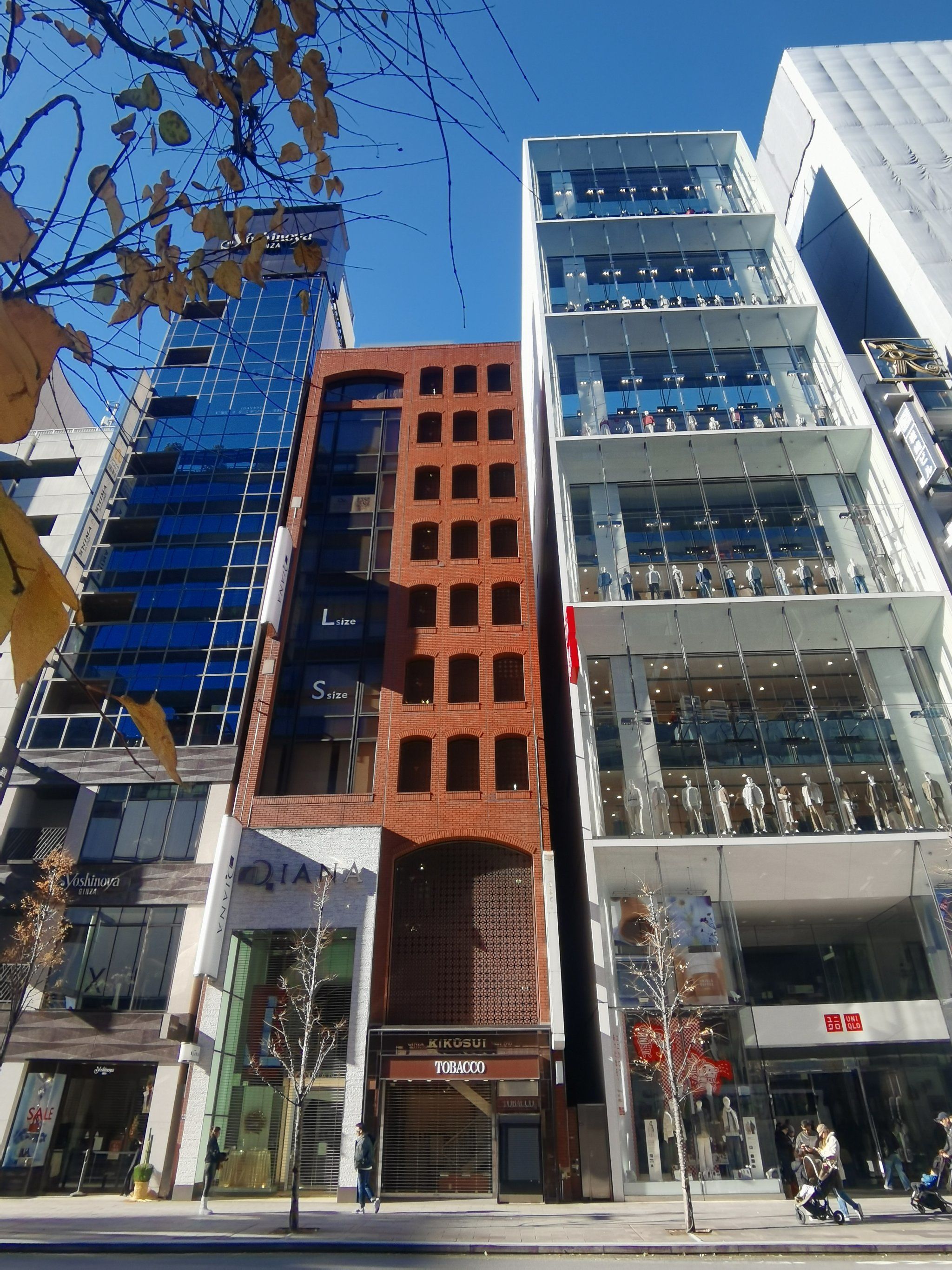 新年第一天的银座