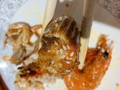 -东来菜馆•手抓海鲜家常菜•海鲜锅贴(鸽子窝店)