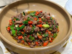 小炒黄牛肉-聚味瞿记·龙虾堂(渔人码头一店)
