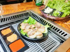 烤五花肉-玛嘻哒韩国料理炭火烤肉(莫邪路新天地店)