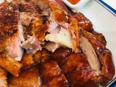 明炉吊烧脆皮鸭饭-食运茶餐厅(文化宫店)