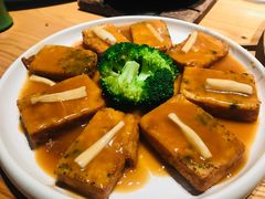 鲍汁自制翠豆腐-竹里馆·淮扬菜·功夫茶(老门东店)