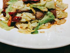 新茴子白炒灌肠-山西会馆·晋菜·晋商宴·学堂记忆(许坦西街店)