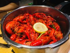 高压锅蒸大虾-蚝翅·烧烤·海鲜粥·龙虾季(高新区智慧园店)