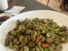 葱爆蚕豆-乡亲鹅肉城(吴江店)