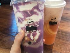 超厚芋泥紫薯烧-LELECHA乐乐茶(上海五角场万达广场店)