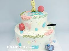 -卡比儿童蛋糕·心意定制·低脂零卡糖动物奶油FancyBALLOON(滨海店)