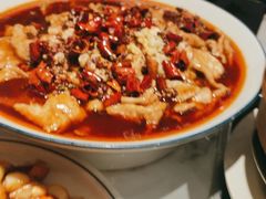 水煮肉片-川府宴语烤鱼川菜家常菜(梨园店)