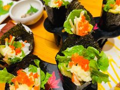 三文鱼手卷-王鼎精致料理铁板烧(世博源店)