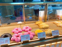 面包甜点陈列柜-木子木水日式烫面包(世界城光谷店)