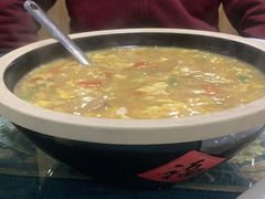 虾仁贝丁疙瘩汤-老院子饭店·鲁菜·海鲜·家常菜