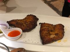 烤鸡腿肉烤猪脆骨-俄士厨房(万松园店)