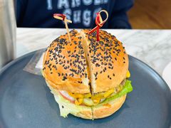 美式双重芝士牛肉汉堡-HERB SPICE(来凤街店)