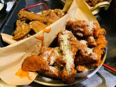 炸鸡一半一半-富乐满韩国正宗炸鸡韩国料理(虹泉路店)