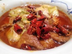 水煮牛肉-大碗居·烤鸭·鱼头泡饼(天坛东门店)