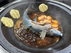 -北京龙庆四季香农家饭庄·灶台鱼·碳烤虹鳟鱼(龙庆峡店)