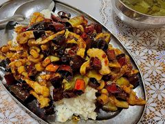 招牌夜夜香板筋盖饭-夜夜香特色板筋盖饭