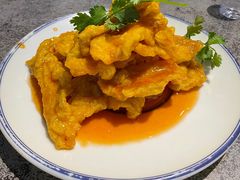 锅包肉-华盛园卷子王农家菜水库鱼