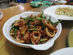 酱爆鱿鱼筒-田源农家饭店·窑鸡王·海鲜(东部湾·融创店)