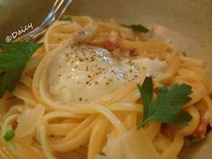 奶油培根半熟蛋意面-EN SPACE恩空间