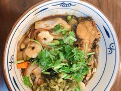 虾爆鳝面-爱家面馆(常州总店)