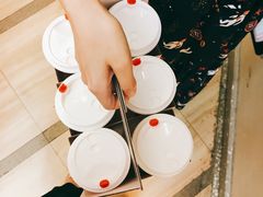 奶酪粉桃-LELECHA乐乐茶(上海五角场万达广场店)