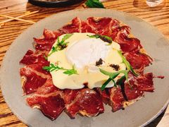 风干牛肉黑松露温泉蛋土豆泥-Apollo·西班牙小酒馆(安福路店)