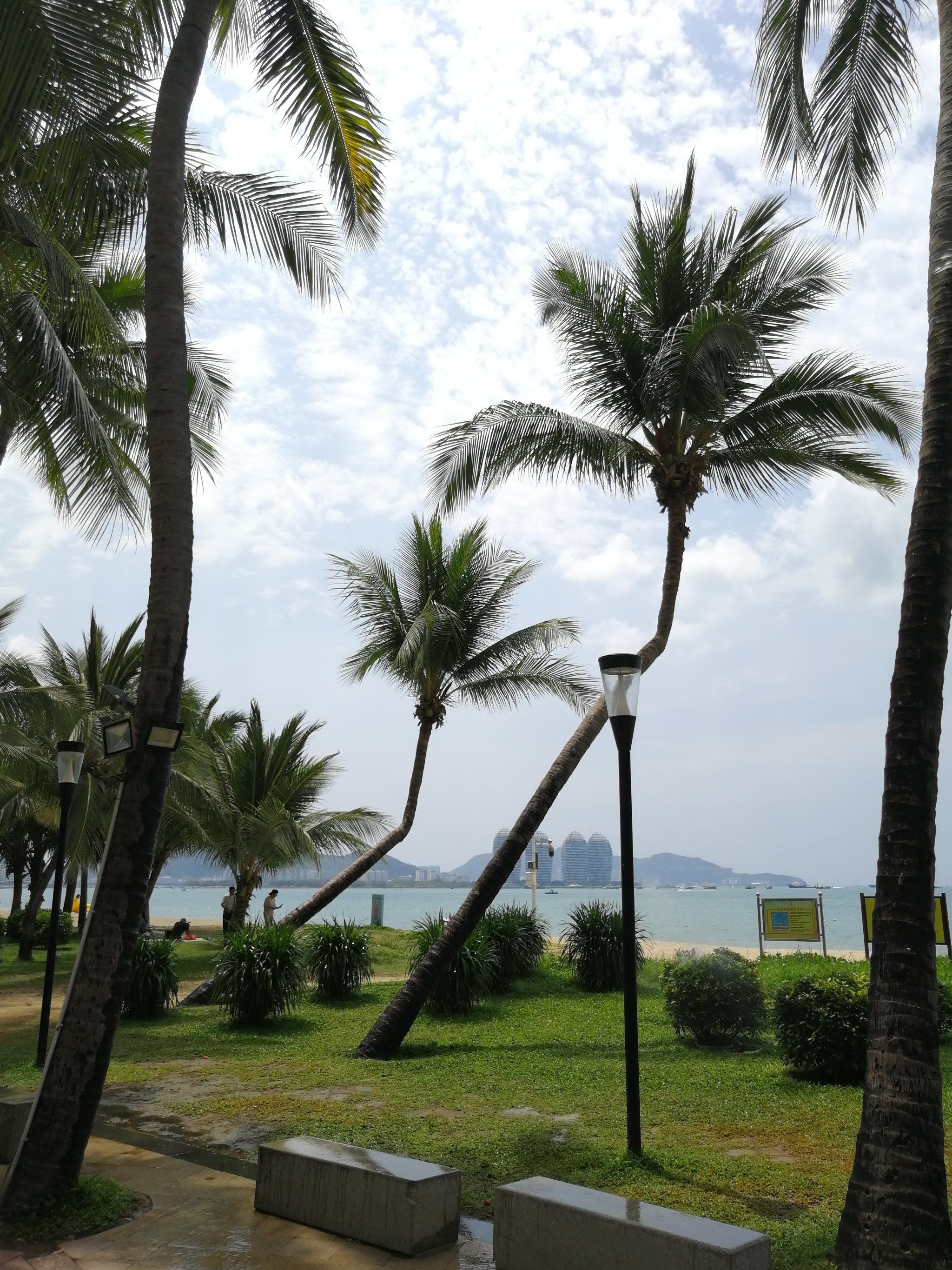 夏限定 海南三亚湾夏季美景