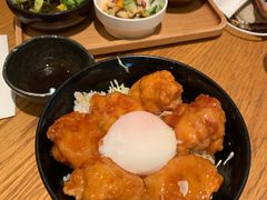 唐揚雞丼配温泉玉子-丼丼屋x鸟开(创纪之城五期店)