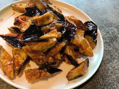 风味茄子-华盛园卷子王农家菜水库鱼