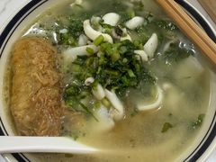 青咸菜目鱼汤面-老地方面馆(思南路店)