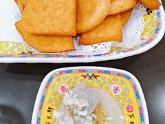 炸馒头片带臭豆腐-芦月轩羊蝎子(北蜂窝店)