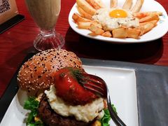 炸蛋汉堡-Lets burger非常汉堡·环球风味(蓝色港湾店)