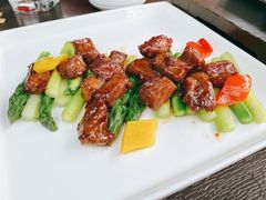 芦笋雪花牛-柳莺湖上·湖景餐厅·江南菜(西湖店)