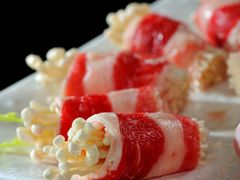 牛五花卷金针菇-悦屋老板娘的烤肉店(紫薇田园店)