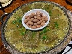 铁板野菜豆腐-农厨好味·温泉鹅·农家菜