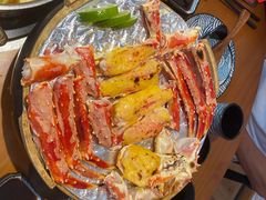 芝士烤帝王蟹腿-綱元·海鲜豆捞(明州里店)