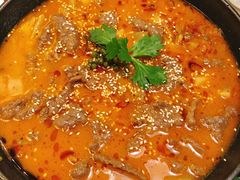 自制不老牛肉汤锅-付掌柜在成都·热炒砂锅集(金禾店)