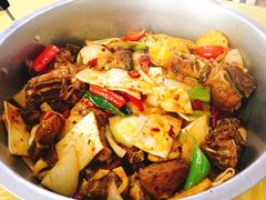 -炕锅羊肉土火锅面片大王