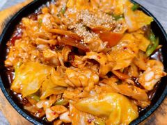 辣炒鱿鱼-全州豆芽汤饭