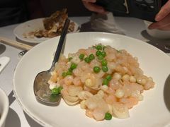 鸡头米百合炒虾仁-玫瑰厅上海菜(兴国路店)