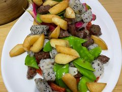 火龙果黑椒牛肉粒-成记海鲜粥(意大利风情街店)