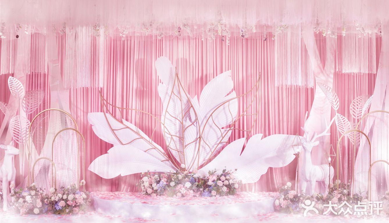 少女心爆棚！！！[糖果][糖果][糖果]甜美梦幻的粉色系婚礼