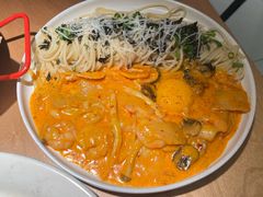 小太阳辣奶油海虾意面-The Good Place好地方·Brunch·coffee(国贸店)