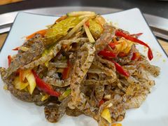 泡椒鱼皮-老刘生态大鱼坊铁锅炖鱼(赛马场店)