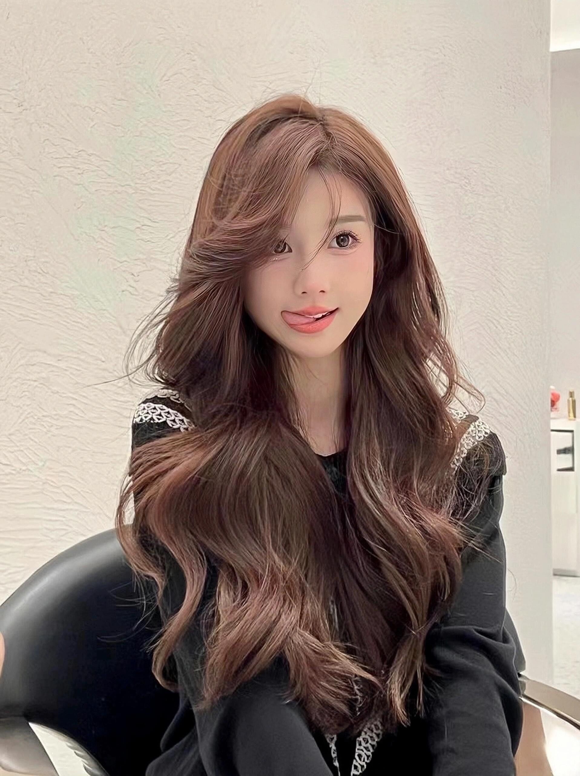 暖棕色头发,满满少女心