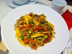 爆炒鸡胗和蛋-径山十八道·风味民间菜(杭州总店)