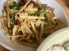 鲜笋肉丝-农家土菜老煨锅(木鱼镇店)